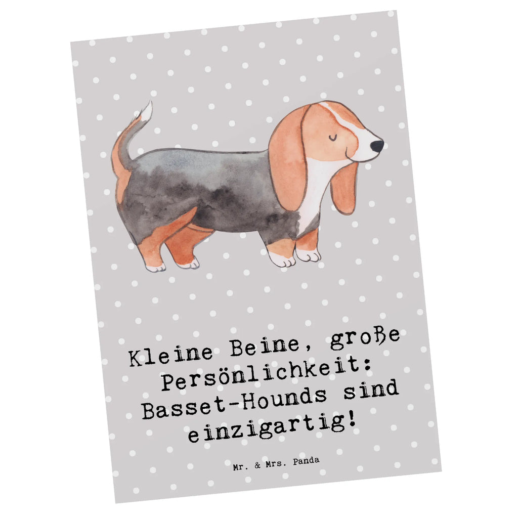 Postkarte Basset Hound Persönlichkeit Einladung, Einladungskarten Geburtstag, Karte, Geburtstagskarte, Geschenkkarte, Postkarte, Einladung Geburtstag, Ansichtskarte, Ansichtskarten, Grußkarte, Einladungskarte, Dankeskarte, Hund, Hunderasse, Rassehund, Hundebesitzer, Geschenk, Tierfreund, Schenken, Welpe