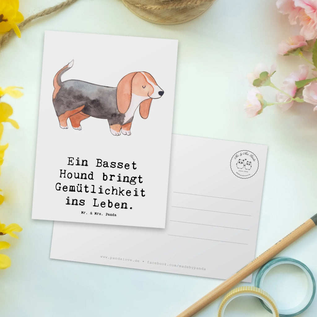 Postkarte Basset Hound Gemütlichkeit Einladungskarten Geburtstag, Karte, Grußkarte, Ansichtskarten, Einladung Geburtstag, Einladungskarte, Postkarte, Dankeskarte, Einladung, Geburtstagskarte, Ansichtskarte, Geschenkkarte, Hund, Hunderasse, Rassehund, Hundebesitzer, Geschenk, Tierfreund, Schenken, Welpe