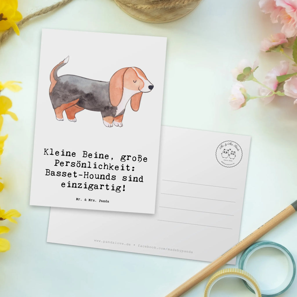 Postkarte Basset Hound Persönlichkeit Einladung, Einladungskarten Geburtstag, Karte, Geburtstagskarte, Geschenkkarte, Postkarte, Einladung Geburtstag, Ansichtskarte, Ansichtskarten, Grußkarte, Einladungskarte, Dankeskarte, Hund, Hunderasse, Rassehund, Hundebesitzer, Geschenk, Tierfreund, Schenken, Welpe