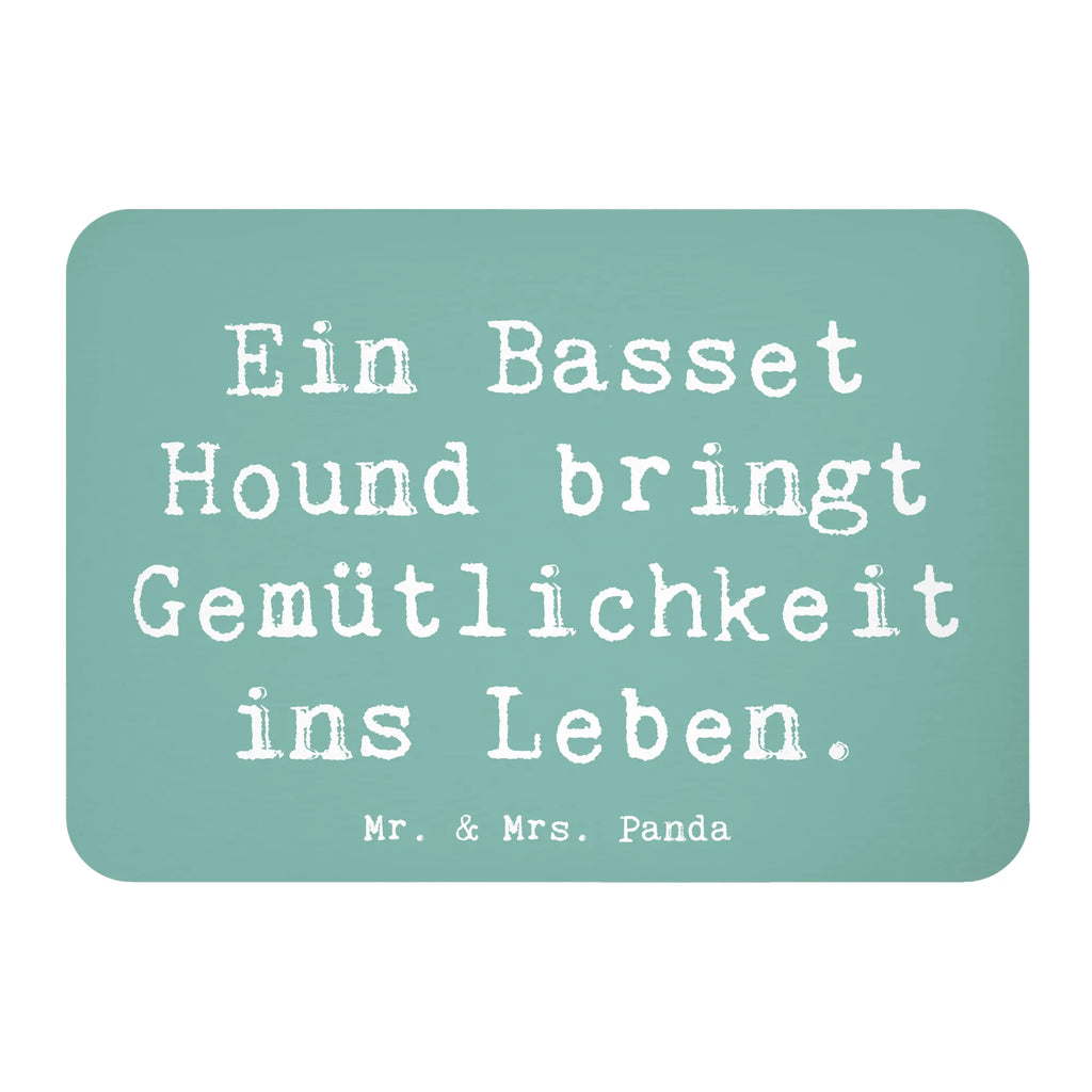 Magnet Saying Ein Basset Hound bringt Gemütlichkeit ins Leben. Motivmagnete, Kühlschrankmagnet, Kühlschrank Dekoration, Pinnwandmagnet, Dekomagnet, Notiz Magnet, Souvenir Magnet, Whiteboard Magnet, Hund, Hunderasse, Rassehund, Hundebesitzer, Geschenk, Tierfreund, Schenken, Welpe