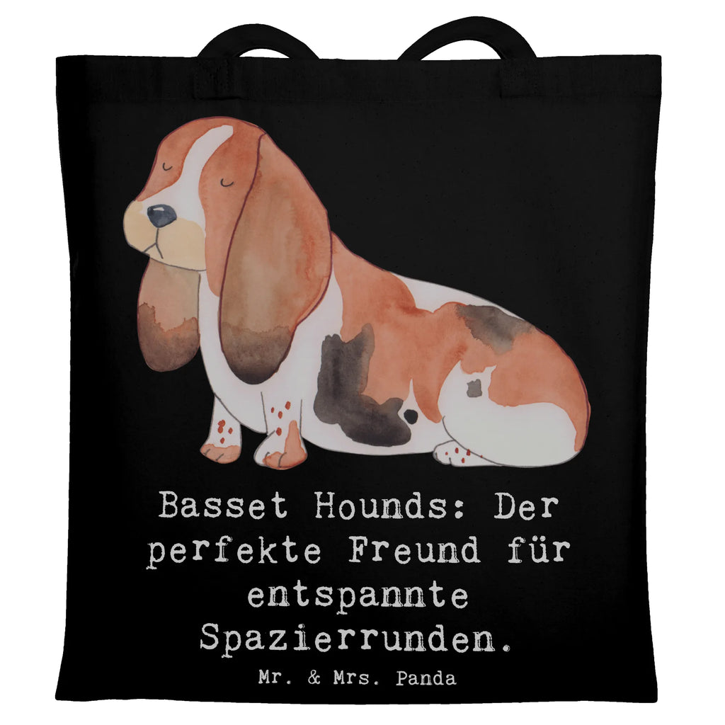 Tragetasche Basset Hound Freund Jutebeutel, Schultertasche, Shopper, Tasche, Strandtasche, Badetasche, Umhängetasche, Stofftasche, Beutel, Tragetasche, Laptoptasche, Jutetasche, Beuteltasche, Einkaufstüte, Stoffbeutel, Einkaufstasche, Hund, Hunderasse, Rassehund, Hundebesitzer, Geschenk, Tierfreund, Schenken, Welpe