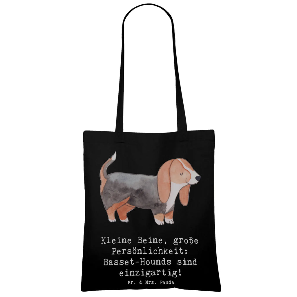 Tote bag Kleine Beine, große Persönlichkeit: Basset-Hounds sind einzigartig! Strandtasche, Einkaufstüte, Tasche, Laptoptasche, Umhängetasche, Schultertasche, Jutetasche, Stoffbeutel, Beutel, Tragetasche, Beuteltasche, Jutebeutel, Shopper, Stofftasche, Badetasche, Einkaufstasche, Hund, Hunderasse, Rassehund, Hundebesitzer, Geschenk, Tierfreund, Schenken, Welpe
