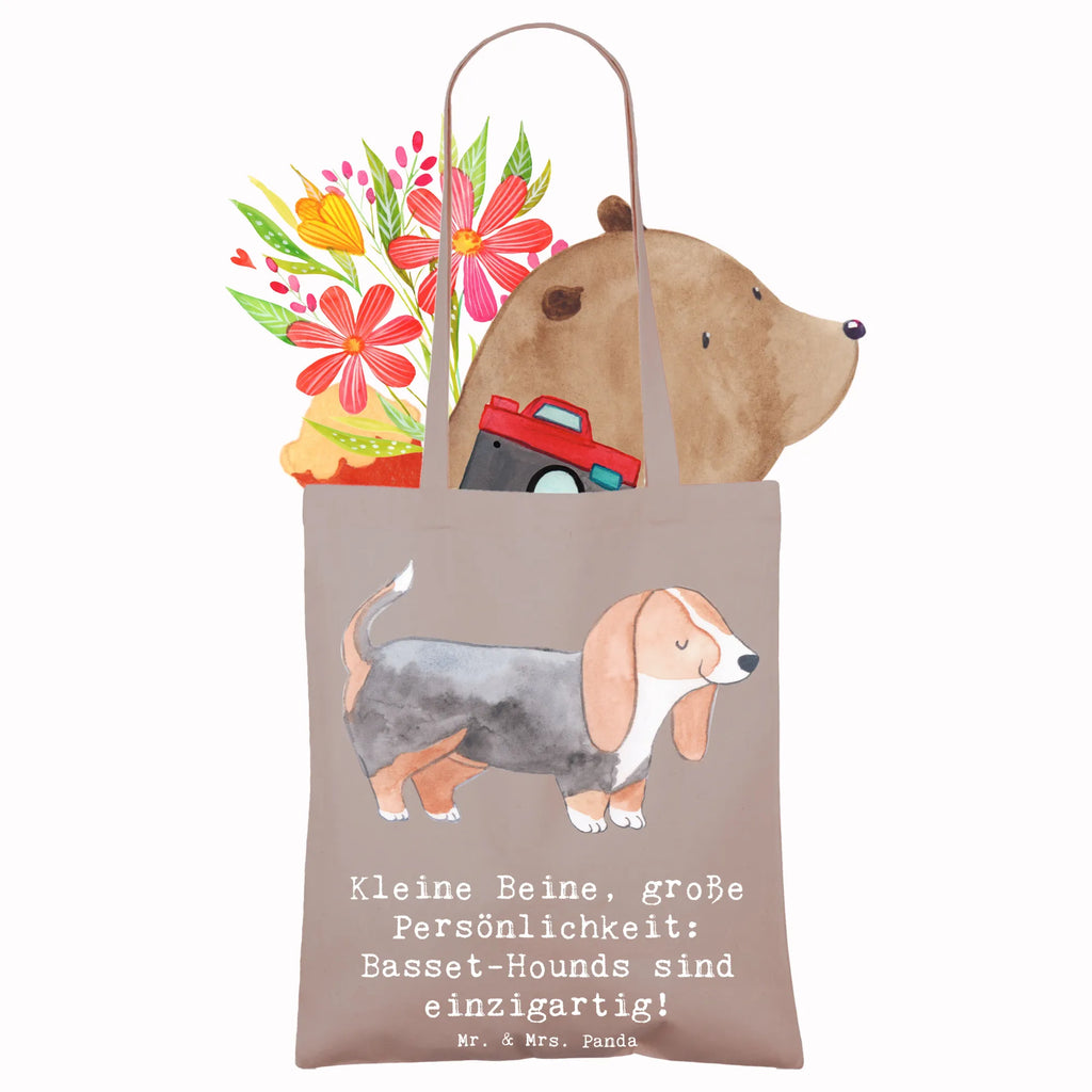 Tote bag Kleine Beine, große Persönlichkeit: Basset-Hounds sind einzigartig! Strandtasche, Einkaufstüte, Tasche, Laptoptasche, Umhängetasche, Schultertasche, Jutetasche, Stoffbeutel, Beutel, Tragetasche, Beuteltasche, Jutebeutel, Shopper, Stofftasche, Badetasche, Einkaufstasche, Hund, Hunderasse, Rassehund, Hundebesitzer, Geschenk, Tierfreund, Schenken, Welpe