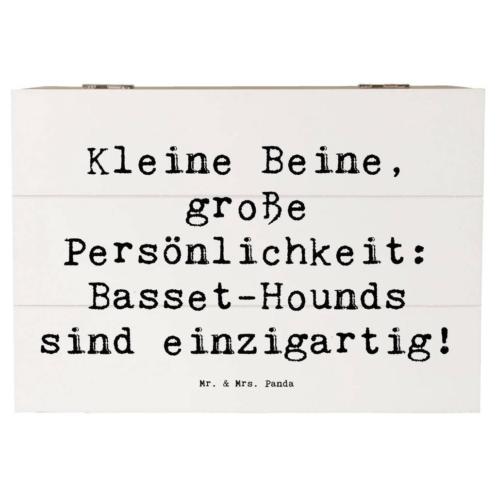 Holzkiste Spruch Basset Hound Persönlichkeit Erinnerungskiste, Erinnerungsbox, Geschenkbox, Truhe, XXL, Aufbewahrungsbox, Dekokiste, Schatzkiste, Schatulle, Holzkiste, Geschenkdose, Kiste, Hund, Hunderasse, Rassehund, Hundebesitzer, Geschenk, Tierfreund, Schenken, Welpe