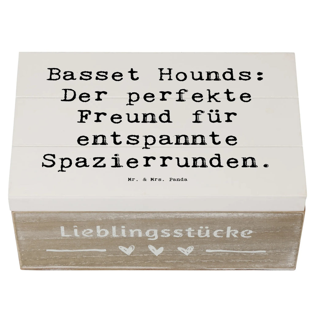 Wooden chest Saying Basset Hounds: Der perfekte Freund für entspannte Spazierrunden. XXL, Schatulle, Truhe, Erinnerungskiste, Dekokiste, Geschenkdose, Aufbewahrungsbox, Schatzkiste, Holzkiste, Geschenkbox, Erinnerungsbox, Kiste, Hund, Hunderasse, Rassehund, Hundebesitzer, Geschenk, Tierfreund, Schenken, Welpe