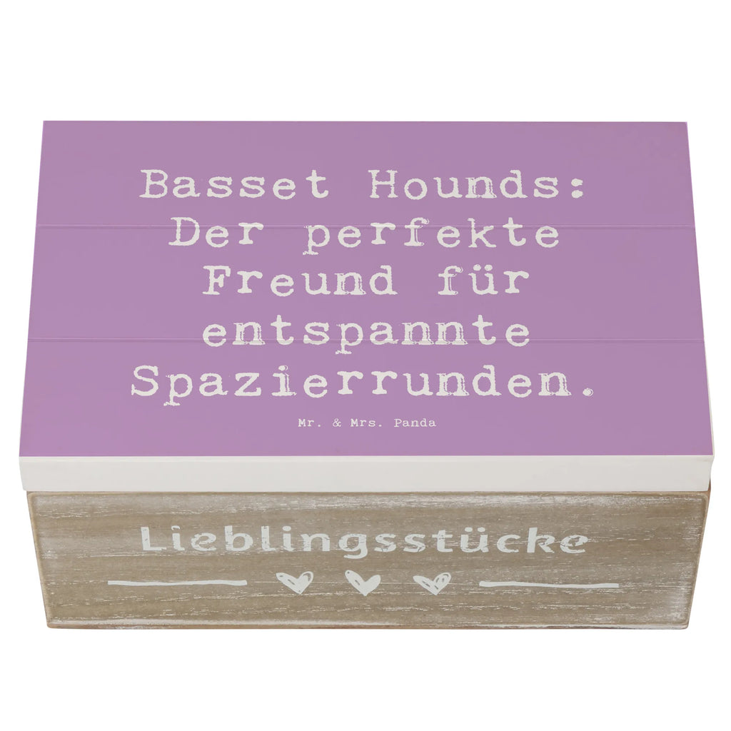 Wooden chest Saying Basset Hounds: Der perfekte Freund für entspannte Spazierrunden. XXL, Schatulle, Truhe, Erinnerungskiste, Dekokiste, Geschenkdose, Aufbewahrungsbox, Schatzkiste, Holzkiste, Geschenkbox, Erinnerungsbox, Kiste, Hund, Hunderasse, Rassehund, Hundebesitzer, Geschenk, Tierfreund, Schenken, Welpe