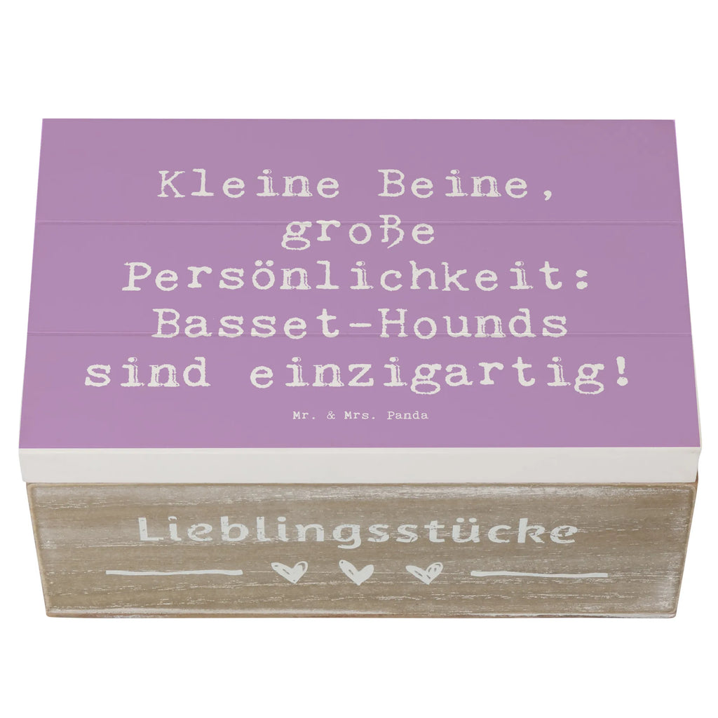 Holzkiste Spruch Basset Hound Persönlichkeit Erinnerungskiste, Erinnerungsbox, Geschenkbox, Truhe, XXL, Aufbewahrungsbox, Dekokiste, Schatzkiste, Schatulle, Holzkiste, Geschenkdose, Kiste, Hund, Hunderasse, Rassehund, Hundebesitzer, Geschenk, Tierfreund, Schenken, Welpe