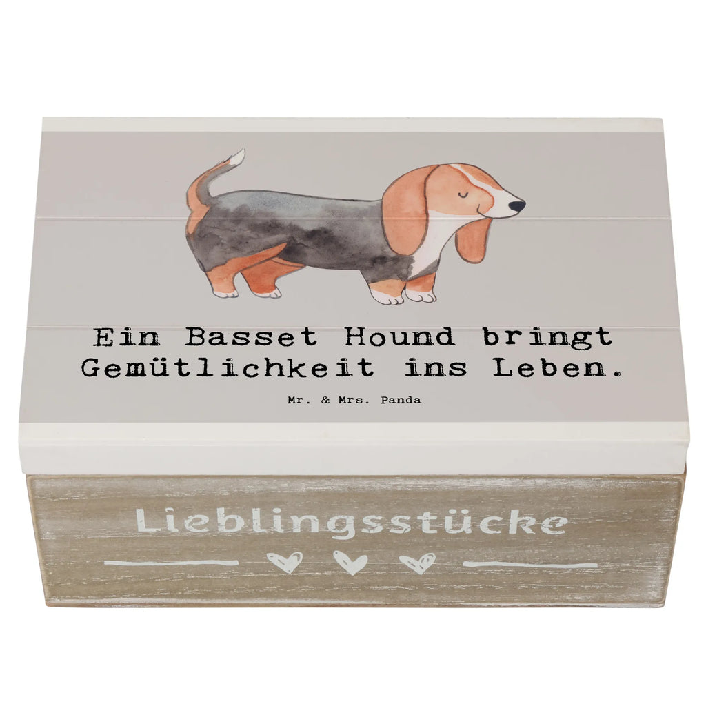 Holzkiste Basset Hound Gemütlichkeit Holzkiste, Erinnerungskiste, Geschenkbox, Geschenkdose, Kiste, Schatzkiste, Erinnerungsbox, Aufbewahrungsbox, Schatulle, Dekokiste, Truhe, XXL, Hund, Hunderasse, Rassehund, Hundebesitzer, Geschenk, Tierfreund, Schenken, Welpe