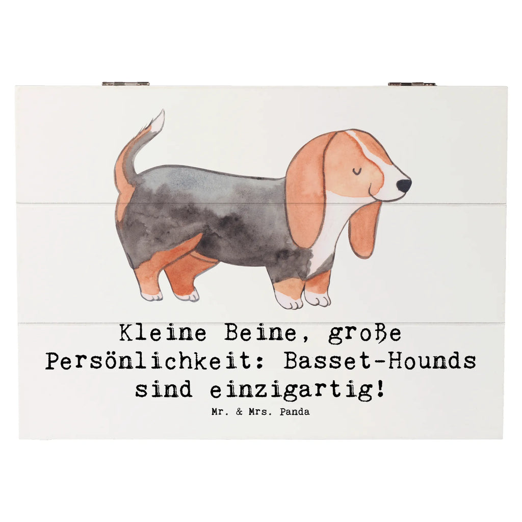 Wooden chest Kleine Beine, große Persönlichkeit: Basset-Hounds sind einzigartig! Schatulle, Kiste, Erinnerungskiste, Schatzkiste, Truhe, Dekokiste, Aufbewahrungsbox, Holzkiste, Geschenkbox, XXL, Erinnerungsbox, Geschenkdose, Hund, Hunderasse, Rassehund, Hundebesitzer, Geschenk, Tierfreund, Schenken, Welpe