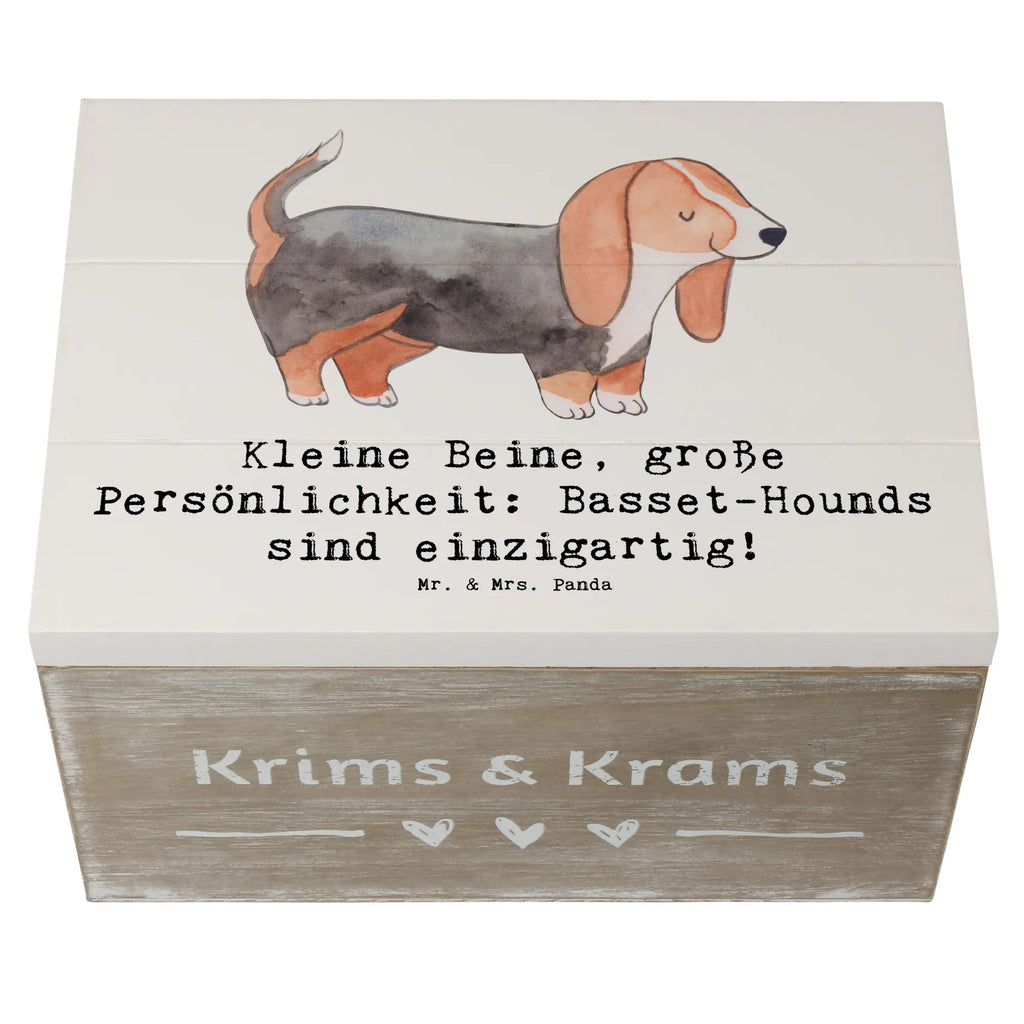 Wooden chest Kleine Beine, große Persönlichkeit: Basset-Hounds sind einzigartig! Schatulle, Kiste, Erinnerungskiste, Schatzkiste, Truhe, Dekokiste, Aufbewahrungsbox, Holzkiste, Geschenkbox, XXL, Erinnerungsbox, Geschenkdose, Hund, Hunderasse, Rassehund, Hundebesitzer, Geschenk, Tierfreund, Schenken, Welpe