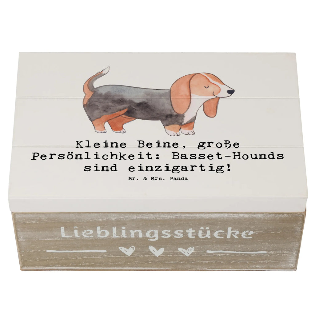 Wooden chest Kleine Beine, große Persönlichkeit: Basset-Hounds sind einzigartig! Schatulle, Kiste, Erinnerungskiste, Schatzkiste, Truhe, Dekokiste, Aufbewahrungsbox, Holzkiste, Geschenkbox, XXL, Erinnerungsbox, Geschenkdose, Hund, Hunderasse, Rassehund, Hundebesitzer, Geschenk, Tierfreund, Schenken, Welpe