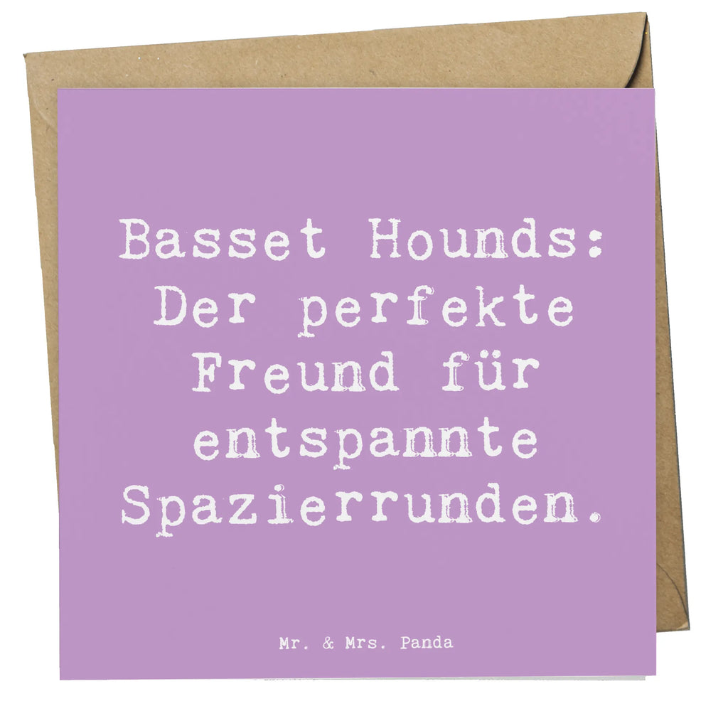 Deluxe Karte Spruch Basset Hound Freund Grußkarte, Hochwertige Klappkarte, Einladungskarte, Geburtstagskarte, Hochwertige Grußkarte, Hochzeitskarte, Klappkarte, Karte, Glückwunschkarte, Hund, Hunderasse, Rassehund, Hundebesitzer, Geschenk, Tierfreund, Schenken, Welpe