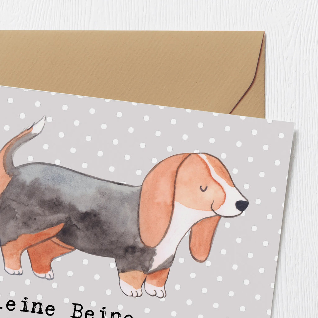 Deluxe Karte Basset Hound Persönlichkeit Hochzeitskarte, Karte, Klappkarte, Grußkarte, Hochwertige Klappkarte, Hochwertige Grußkarte, Glückwunschkarte, Einladungskarte, Geburtstagskarte, Hund, Hunderasse, Rassehund, Hundebesitzer, Geschenk, Tierfreund, Schenken, Welpe