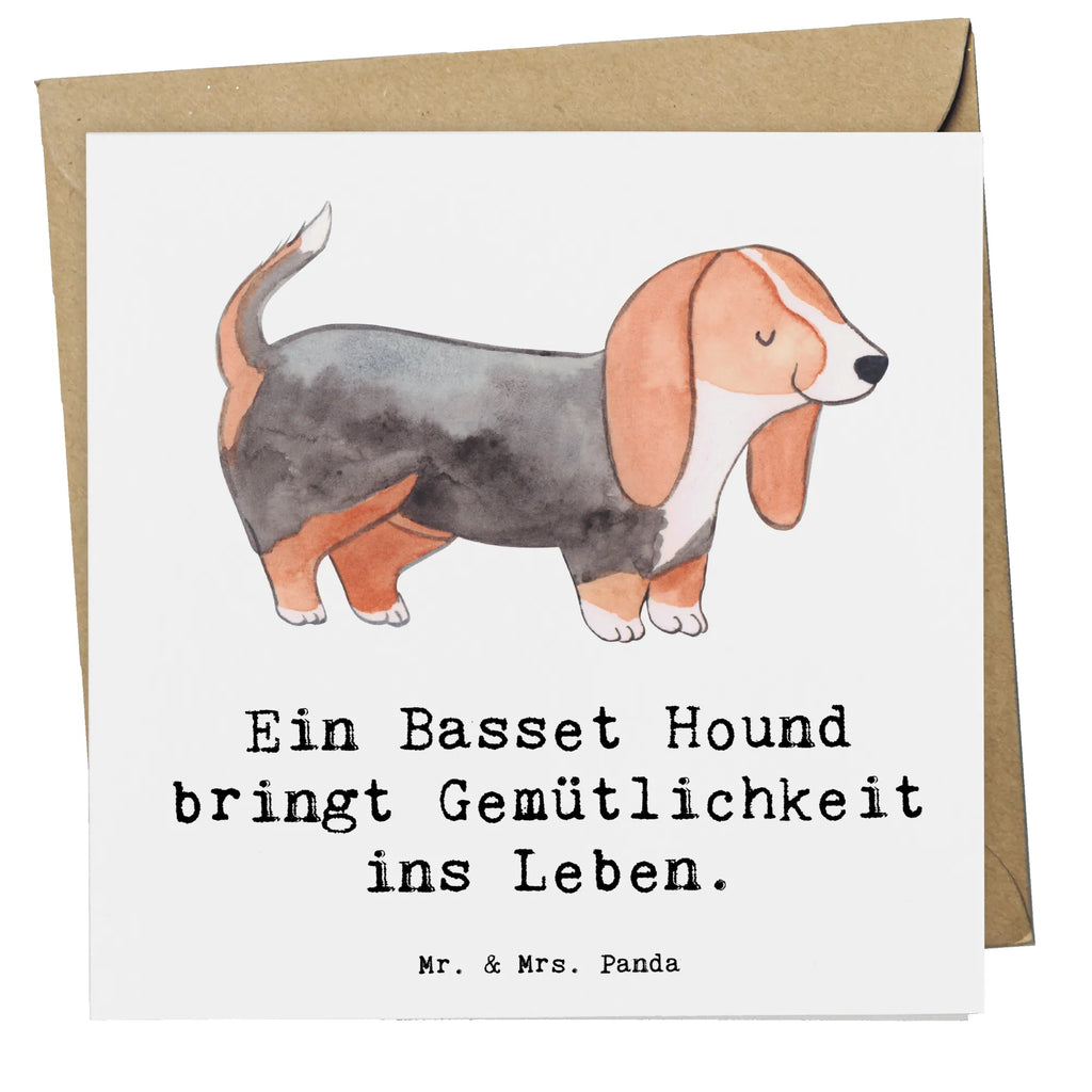 Deluxe Karte Basset Hound Gemütlichkeit Hochwertige Klappkarte, Klappkarte, Glückwunschkarte, Einladungskarte, Hochzeitskarte, Hochwertige Grußkarte, Karte, Geburtstagskarte, Grußkarte, Hund, Hunderasse, Rassehund, Hundebesitzer, Geschenk, Tierfreund, Schenken, Welpe