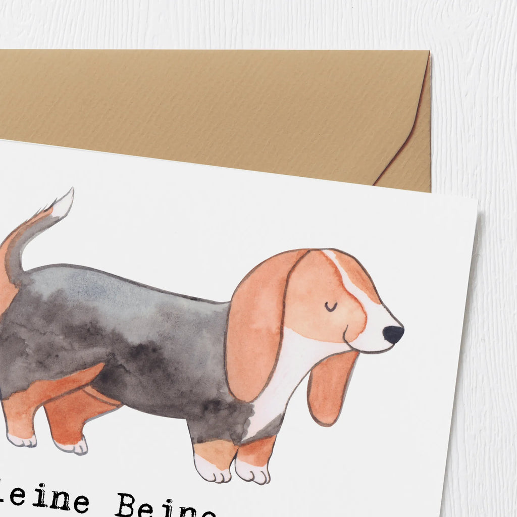 Deluxe Karte Basset Hound Persönlichkeit Hochzeitskarte, Karte, Klappkarte, Grußkarte, Hochwertige Klappkarte, Hochwertige Grußkarte, Glückwunschkarte, Einladungskarte, Geburtstagskarte, Hund, Hunderasse, Rassehund, Hundebesitzer, Geschenk, Tierfreund, Schenken, Welpe