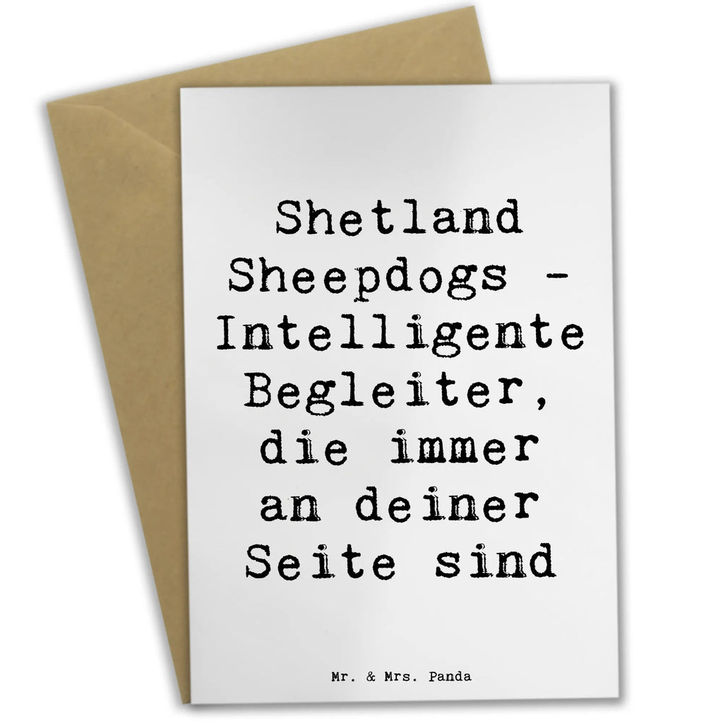 Greetings card Saying Shetland Sheepdogs - Intelligente Begleiter, die immer an deiner Seite sind Klappkarte, Karte, Einladungskarte, Glückwunschkarte, Grußkarte, Hochzeitskarte, Geburtstagskarte, Ansichtskarten, Hund, Hunderasse, Rassehund, Hundebesitzer, Geschenk, Tierfreund, Schenken, Welpe