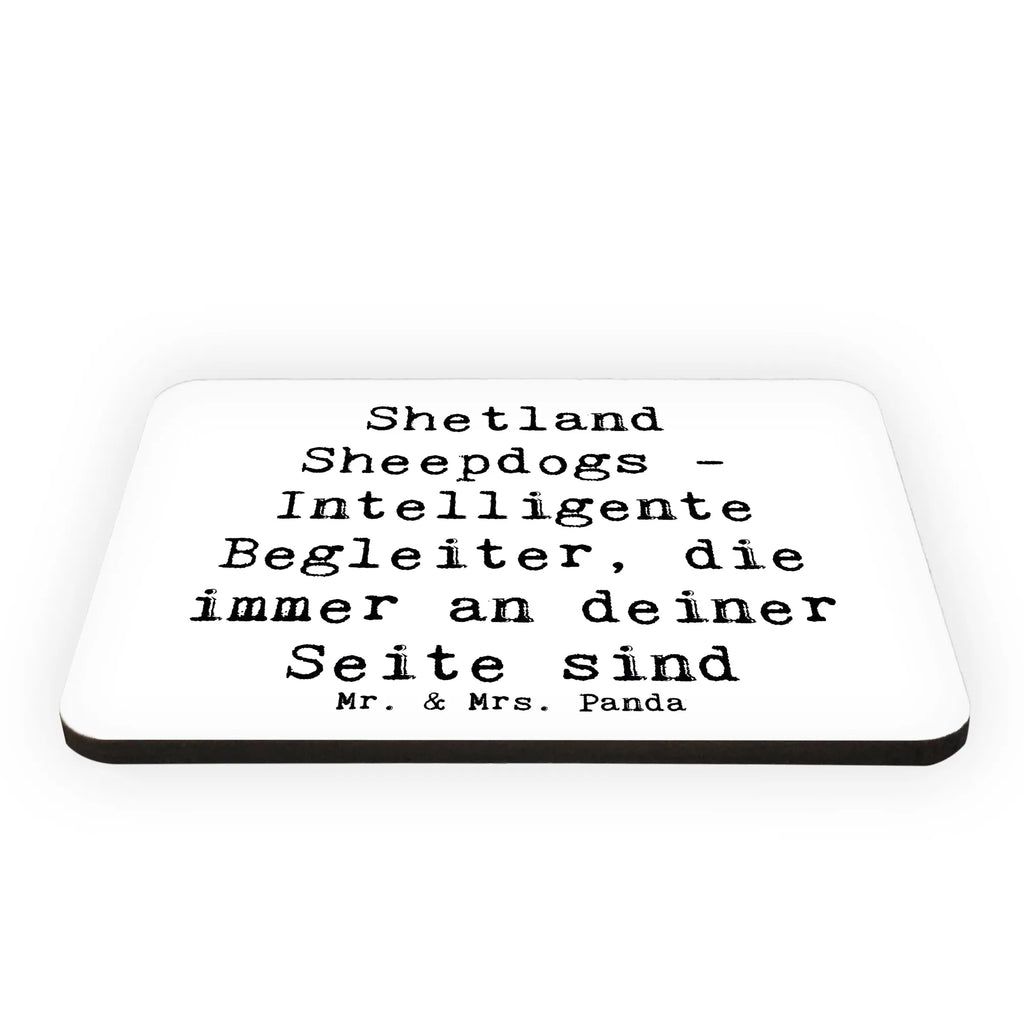 Magnet Saying Shetland Sheepdogs - Intelligente Begleiter, die immer an deiner Seite sind Dekomagnet, Motivmagnete, Kühlschrank Dekoration, Souvenir Magnet, Notiz Magnet, Kühlschrankmagnet, Pinnwandmagnet, Whiteboard Magnet, Hund, Hunderasse, Rassehund, Hundebesitzer, Geschenk, Tierfreund, Schenken, Welpe