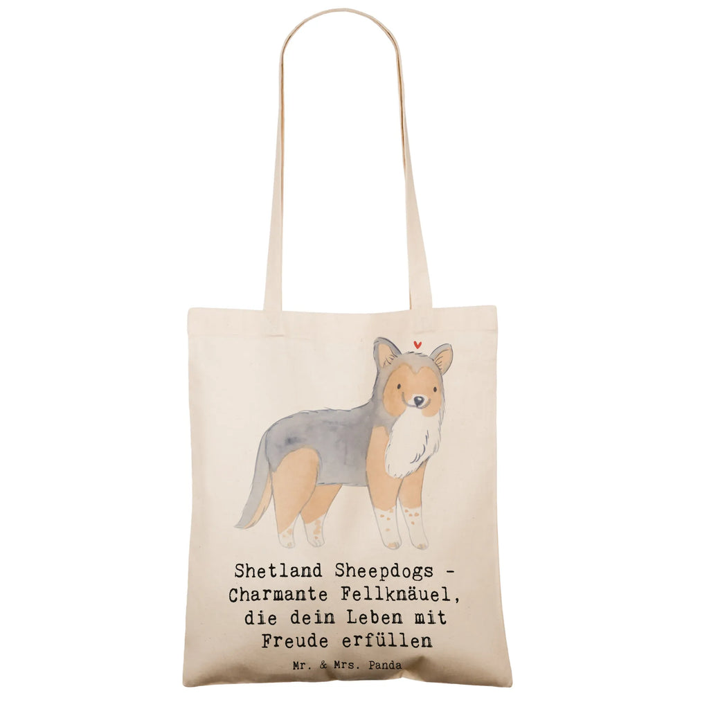 Tragetasche Shetland Sheepdog Glücksbringer Schultertasche, Laptoptasche, Jutetasche, Strandtasche, Stofftasche, Tragetasche, Tasche, Stoffbeutel, Jutebeutel, Beuteltasche, Badetasche, Umhängetasche, Shopper, Einkaufstüte, Beutel, Einkaufstasche, Hund, Hunderasse, Rassehund, Hundebesitzer, Geschenk, Tierfreund, Schenken, Welpe