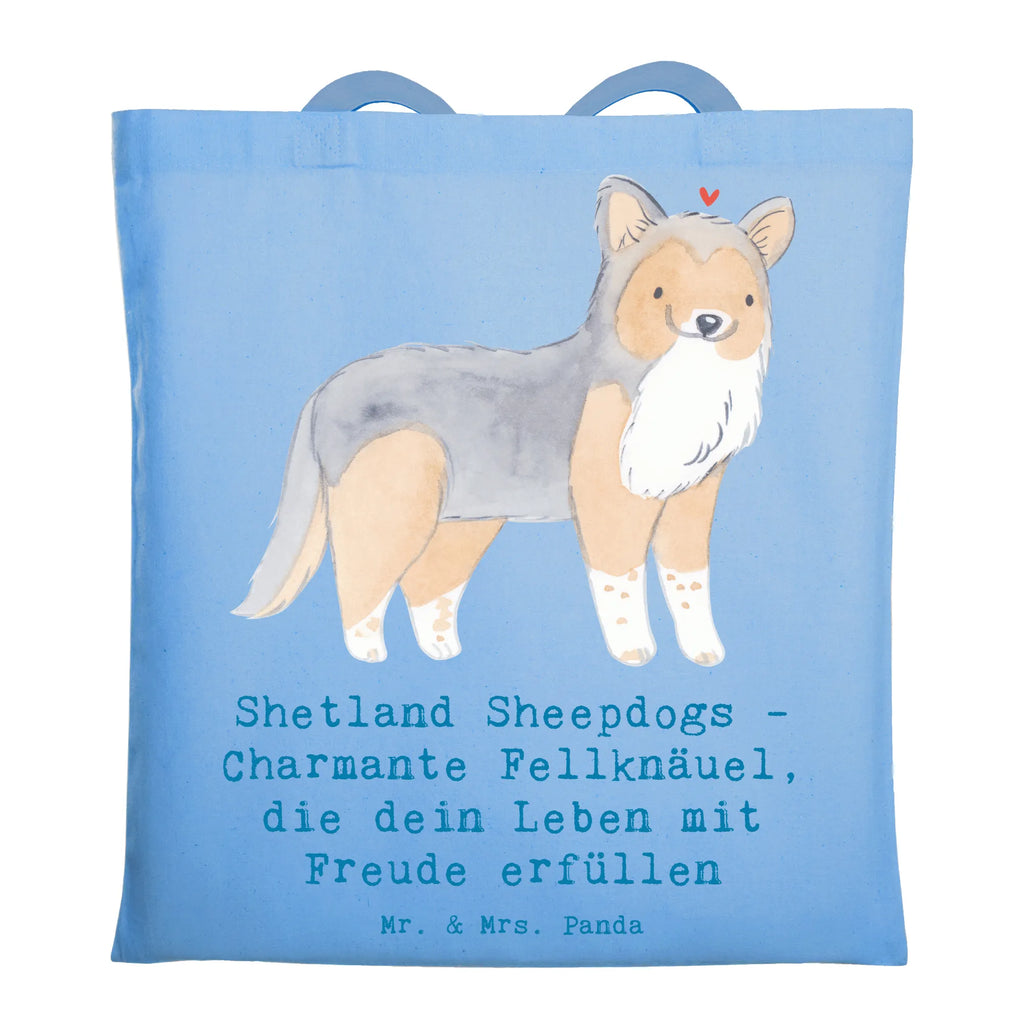 Tragetasche Shetland Sheepdog Glücksbringer Schultertasche, Laptoptasche, Jutetasche, Strandtasche, Stofftasche, Tragetasche, Tasche, Stoffbeutel, Jutebeutel, Beuteltasche, Badetasche, Umhängetasche, Shopper, Einkaufstüte, Beutel, Einkaufstasche, Hund, Hunderasse, Rassehund, Hundebesitzer, Geschenk, Tierfreund, Schenken, Welpe