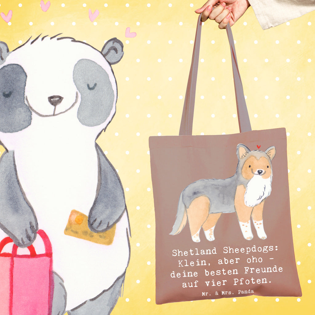Tote bag Shetland Sheepdogs: Klein, aber oho - deine besten Freunde auf vier Pfoten. Stoffbeutel, Beuteltasche, Jutetasche, Tasche, Einkaufstasche, Beutel, Strandtasche, Badetasche, Einkaufstüte, Schultertasche, Laptoptasche, Shopper, Tragetasche, Umhängetasche, Stofftasche, Jutebeutel, Hund, Hunderasse, Rassehund, Hundebesitzer, Geschenk, Tierfreund, Schenken, Welpe