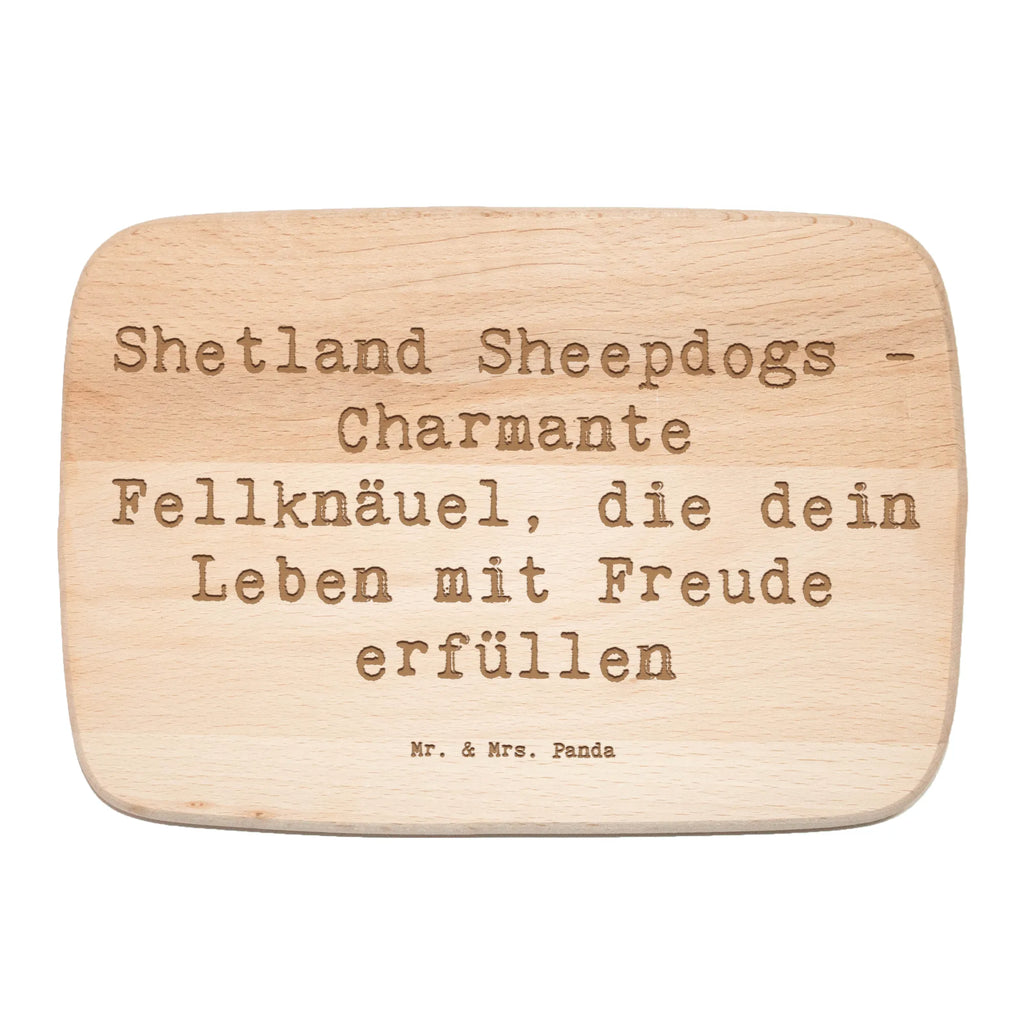 Śniadaniowa deska Przysłowie Shetland Sheepdogs - Charmante Fellknäuel, die dein Leben mit Freude erfüllen Pies, rasa psa, pies rasowy, właściciel psa, prezent, miłośnik zwierząt, dawanie, szczeniak
