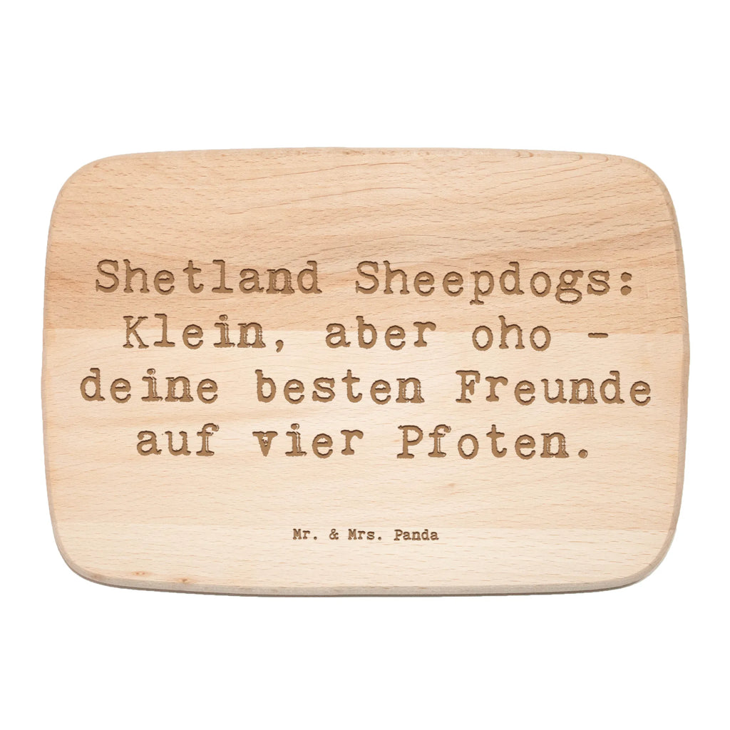 Serving board Saying Shetland Sheepdogs: Klein, aber oho - deine besten Freunde auf vier Pfoten. breakfast board, Board, cutting board, Dog, dog breed, purebred dog, dog owner, gift, animal lover, giving, puppy