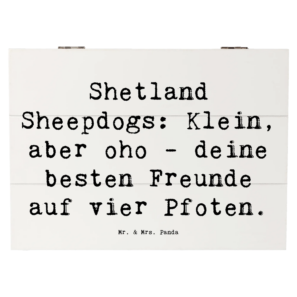 Holzkiste Spruch Shetland Sheepdog Freunde Geschenkdose, Truhe, XXL, Erinnerungsbox, Schatzkiste, Aufbewahrungsbox, Holzkiste, Schatulle, Erinnerungskiste, Dekokiste, Geschenkbox, Kiste, Hund, Hunderasse, Rassehund, Hundebesitzer, Geschenk, Tierfreund, Schenken, Welpe