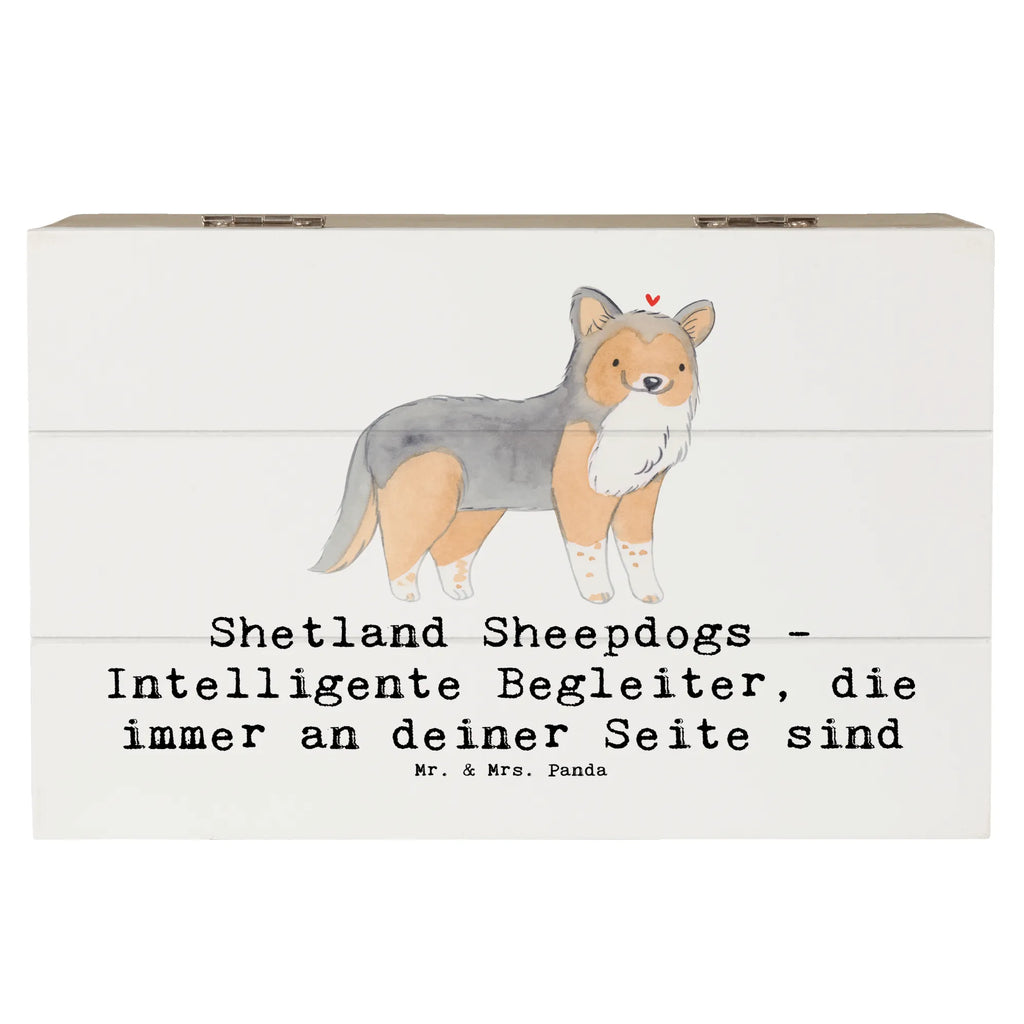 Holzkiste Shetland Sheepdog Freund Dekokiste, Schatulle, Geschenkdose, Truhe, Schatzkiste, Holzkiste, Geschenkbox, Aufbewahrungsbox, Erinnerungskiste, Erinnerungsbox, Kiste, XXL, Hund, Hunderasse, Rassehund, Hundebesitzer, Geschenk, Tierfreund, Schenken, Welpe