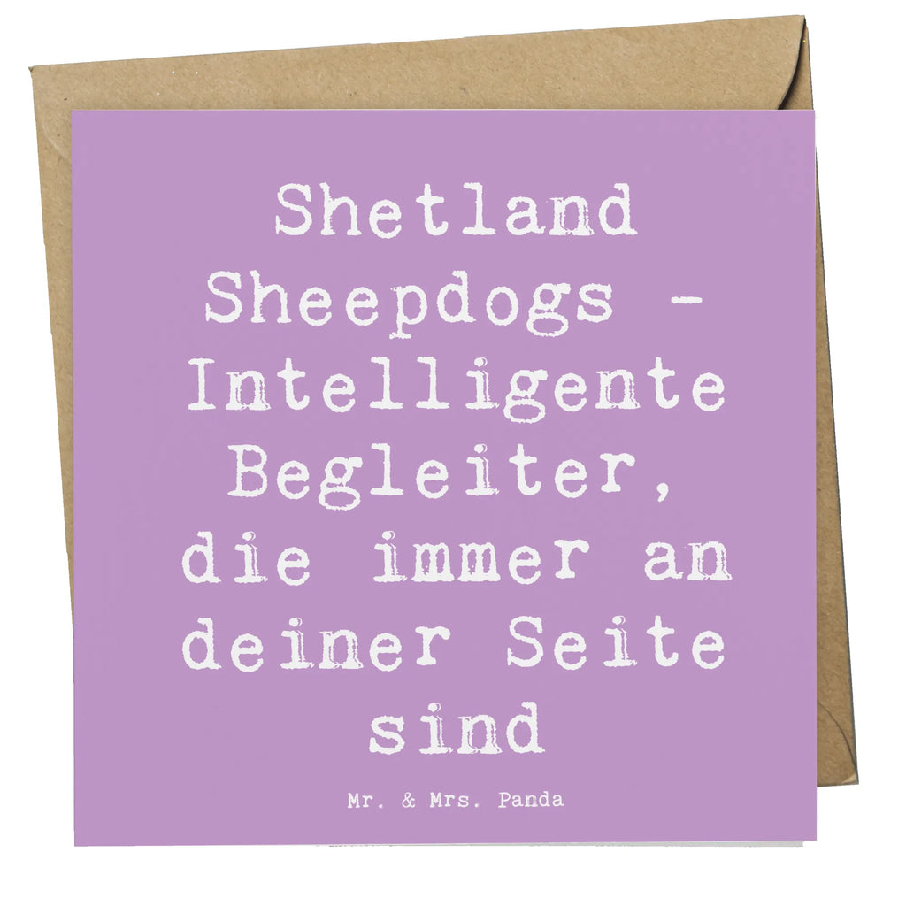 Deluxe Karte Spruch Shetland Sheepdog Freund Hochwertige Klappkarte, Klappkarte, Hochzeitskarte, Karte, Hochwertige Grußkarte, Glückwunschkarte, Geburtstagskarte, Einladungskarte, Grußkarte, Hund, Hunderasse, Rassehund, Hundebesitzer, Geschenk, Tierfreund, Schenken, Welpe