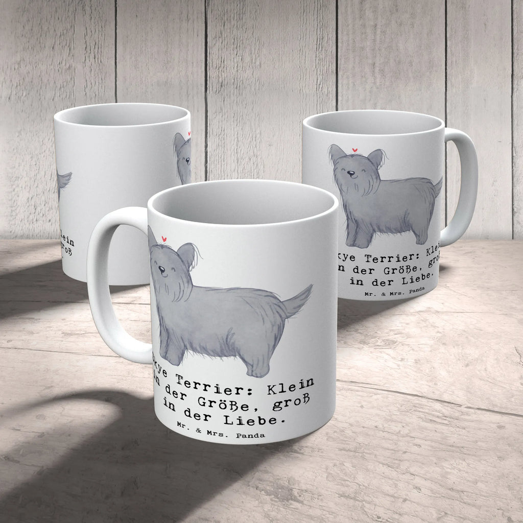 Tasse Skye Terrier Liebe Tasse mit Motiven, Tasse mit Zitaten, Porzellantasse, Geschenktasse, Kaffeetasse, Bürotasse, Teetasse, Tasse, Keramiktasse, Hund, Hunderasse, Rassehund, Hundebesitzer, Geschenk, Tierfreund, Schenken, Welpe