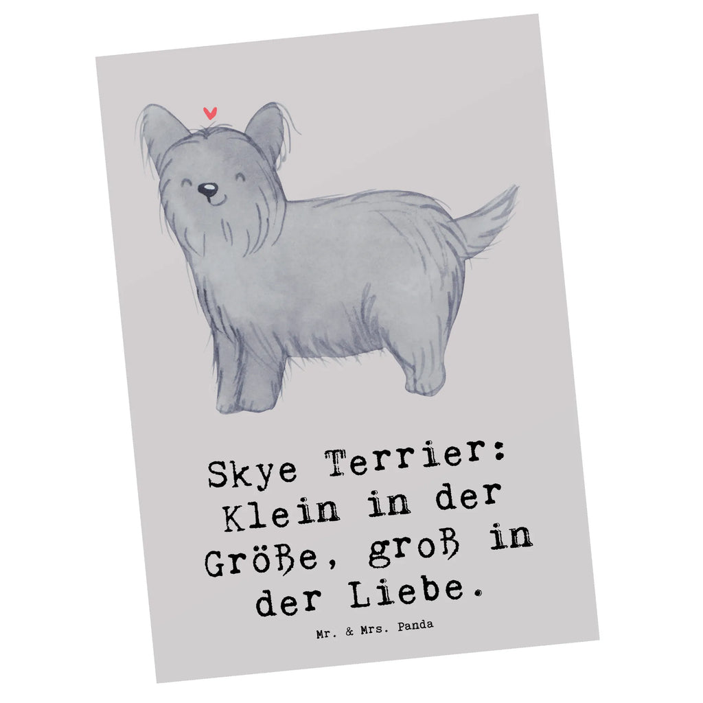 Postkarte Skye Terrier Liebe Ansichtskarten, Dankeskarte, Grußkarte, Geschenkkarte, Ansichtskarte, Karte, Einladungskarten Geburtstag, Einladung Geburtstag, Geburtstagskarte, Einladungskarte, Einladung, Postkarte, Hund, Hunderasse, Rassehund, Hundebesitzer, Geschenk, Tierfreund, Schenken, Welpe