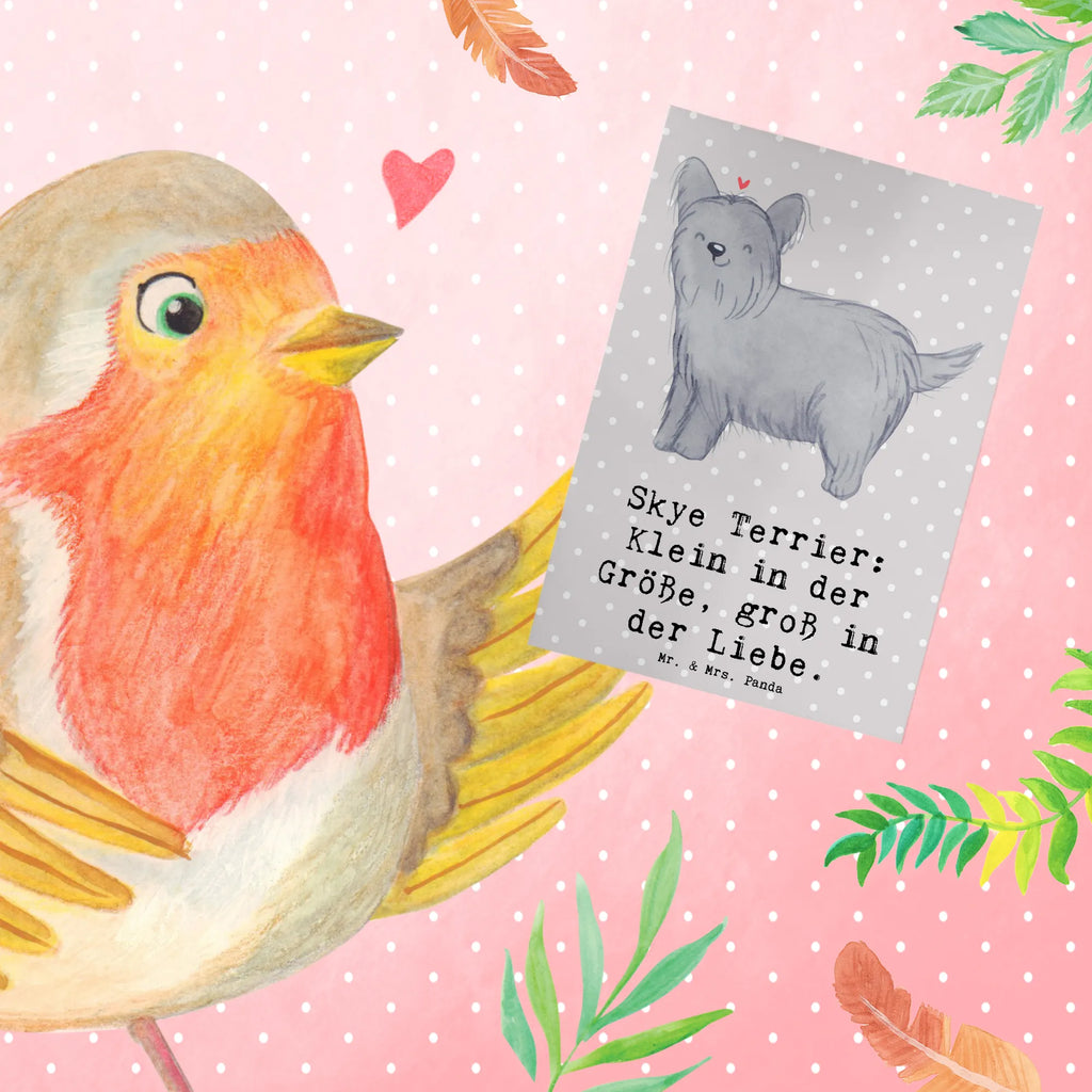 Grußkarte Skye Terrier Liebe Grußkarte, Karte, Einladungskarte, Glückwunschkarte, Geburtstagskarte, Ansichtskarten, Klappkarte, Hochzeitskarte, Hund, Hunderasse, Rassehund, Hundebesitzer, Geschenk, Tierfreund, Schenken, Welpe