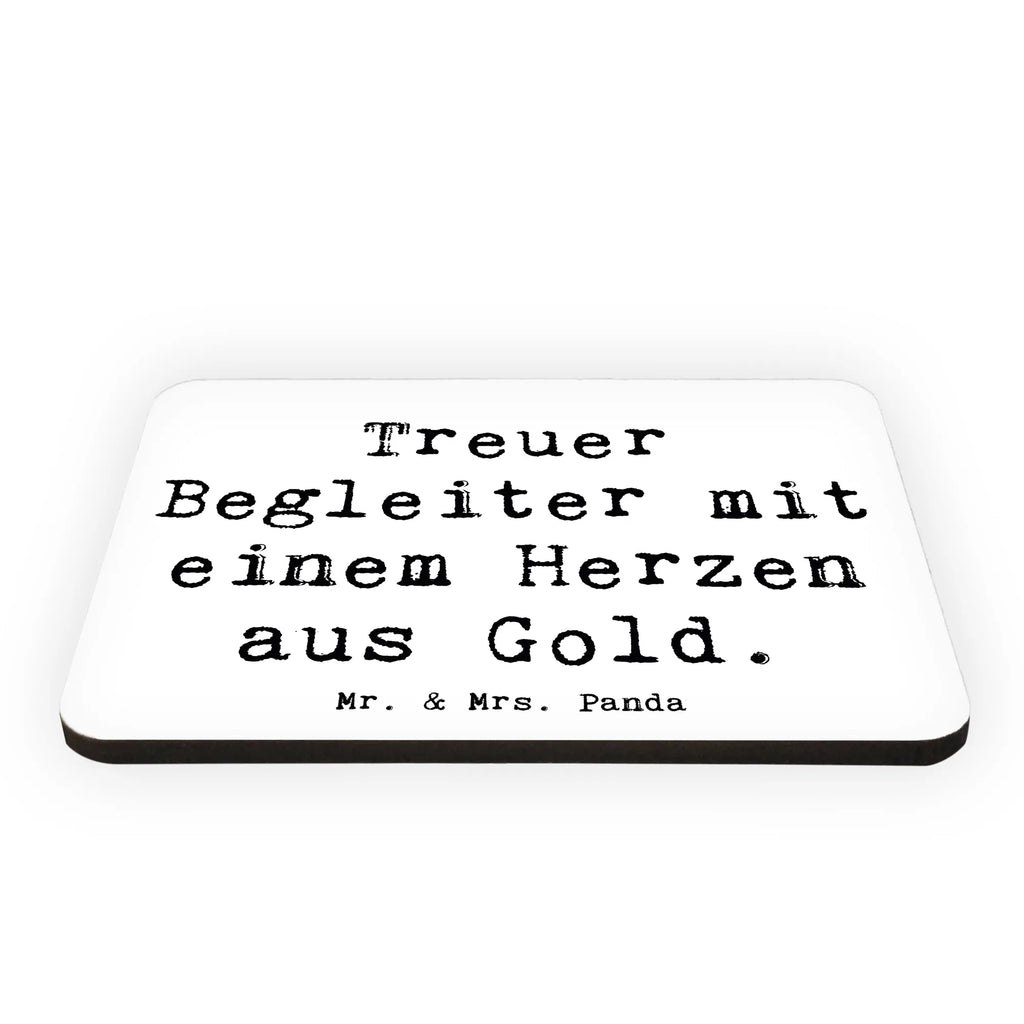 Magnet Saying Treuer Begleiter mit einem Herzen aus Gold. Notiz Magnet, Whiteboard Magnet, Pinnwandmagnet, Kühlschrank Dekoration, Motivmagnete, Dekomagnet, Kühlschrankmagnet, Souvenir Magnet, Hund, Hunderasse, Rassehund, Hundebesitzer, Geschenk, Tierfreund, Schenken, Welpe