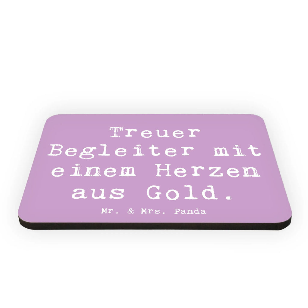 Magnet Saying Treuer Begleiter mit einem Herzen aus Gold. Notiz Magnet, Whiteboard Magnet, Pinnwandmagnet, Kühlschrank Dekoration, Motivmagnete, Dekomagnet, Kühlschrankmagnet, Souvenir Magnet, Hund, Hunderasse, Rassehund, Hundebesitzer, Geschenk, Tierfreund, Schenken, Welpe