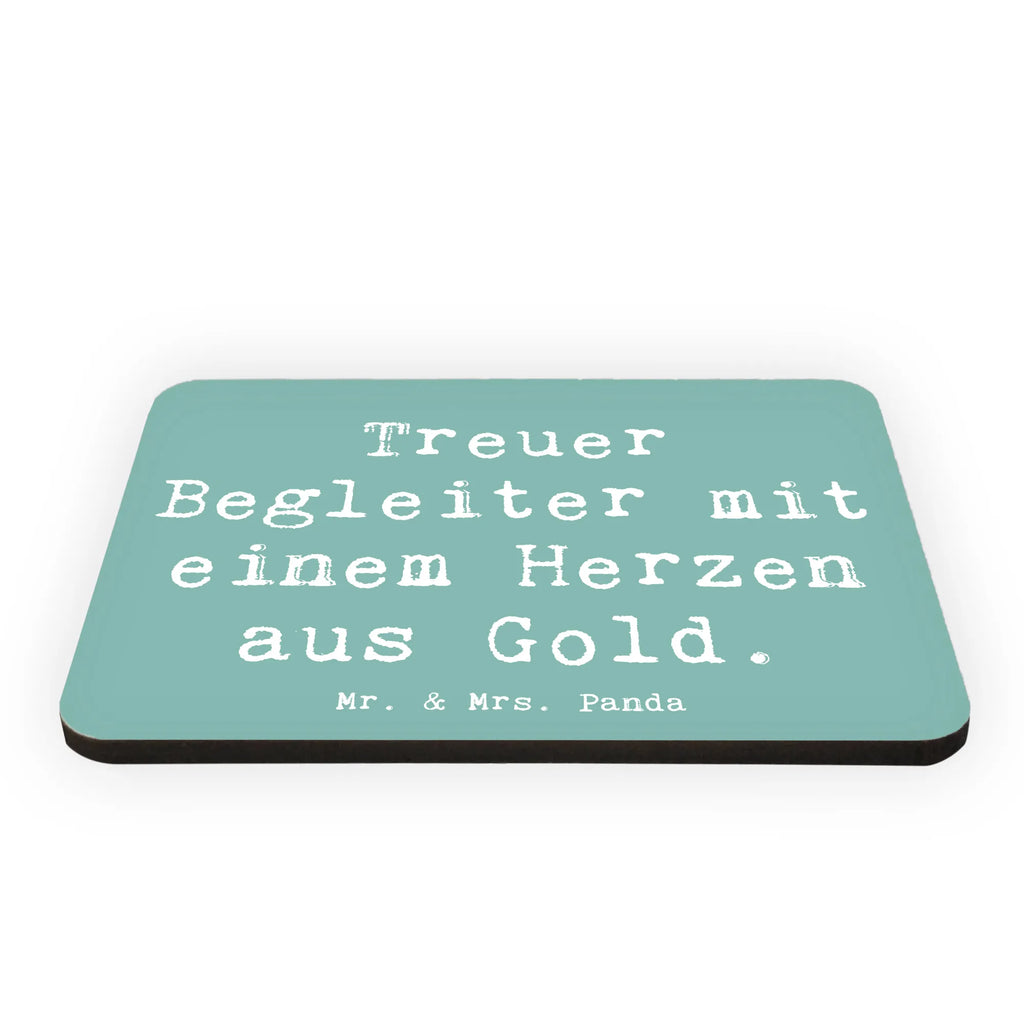 Magnet Saying Treuer Begleiter mit einem Herzen aus Gold. Notiz Magnet, Whiteboard Magnet, Pinnwandmagnet, Kühlschrank Dekoration, Motivmagnete, Dekomagnet, Kühlschrankmagnet, Souvenir Magnet, Hund, Hunderasse, Rassehund, Hundebesitzer, Geschenk, Tierfreund, Schenken, Welpe