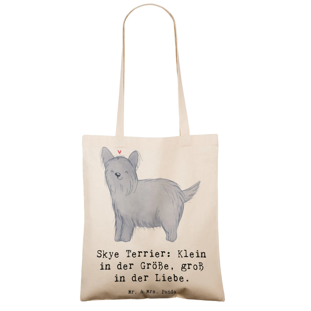 Tragetasche Skye Terrier Liebe Jutetasche, Beutel, Umhängetasche, Schultertasche, Jutebeutel, Beuteltasche, Stoffbeutel, Tasche, Einkaufstasche, Badetasche, Stofftasche, Tragetasche, Laptoptasche, Strandtasche, Einkaufstüte, Shopper, Hund, Hunderasse, Rassehund, Hundebesitzer, Geschenk, Tierfreund, Schenken, Welpe
