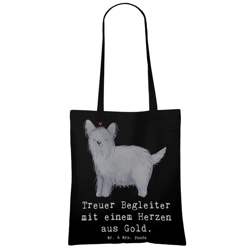 Tragetasche Skye Terrier Herz Jutetasche, Laptoptasche, Einkaufstasche, Beuteltasche, Jutebeutel, Stoffbeutel, Stofftasche, Einkaufstüte, Umhängetasche, Shopper, Strandtasche, Tragetasche, Tasche, Badetasche, Schultertasche, Beutel, Hund, Hunderasse, Rassehund, Hundebesitzer, Geschenk, Tierfreund, Schenken, Welpe