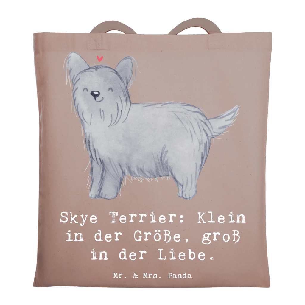 Tragetasche Skye Terrier Liebe Jutetasche, Beutel, Umhängetasche, Schultertasche, Jutebeutel, Beuteltasche, Stoffbeutel, Tasche, Einkaufstasche, Badetasche, Stofftasche, Tragetasche, Laptoptasche, Strandtasche, Einkaufstüte, Shopper, Hund, Hunderasse, Rassehund, Hundebesitzer, Geschenk, Tierfreund, Schenken, Welpe