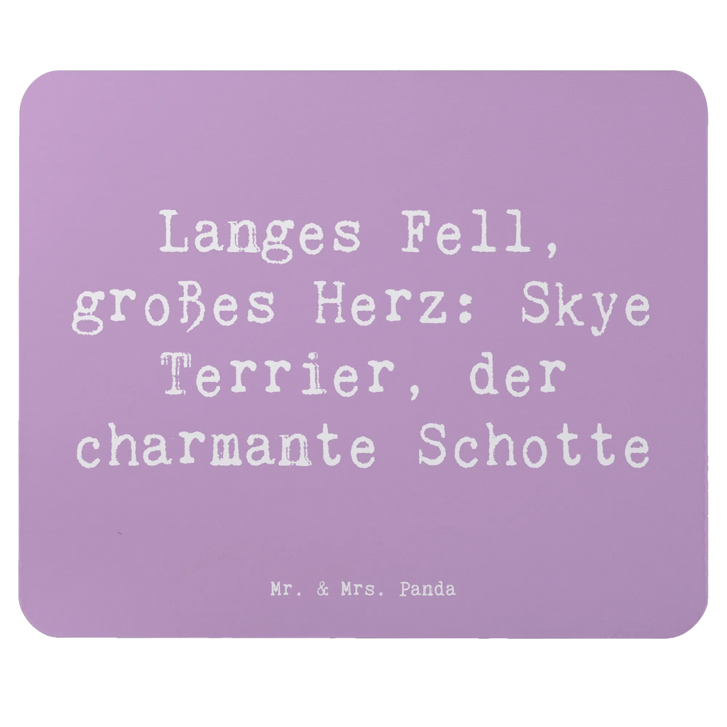 Mouse mat Saying Langes Fell, großes Herz: Skye Terrier, der charmante Schotte Mousepad, Mausunterlage, Arbeitszimmer, Computer zubehör, Einzigartiges Mauspad, Mauspad, Mauspad Büro, Designer Mauspad, Büroausstattung, PC Zubehör, Hund, Hunderasse, Rassehund, Hundebesitzer, Geschenk, Tierfreund, Schenken, Welpe
