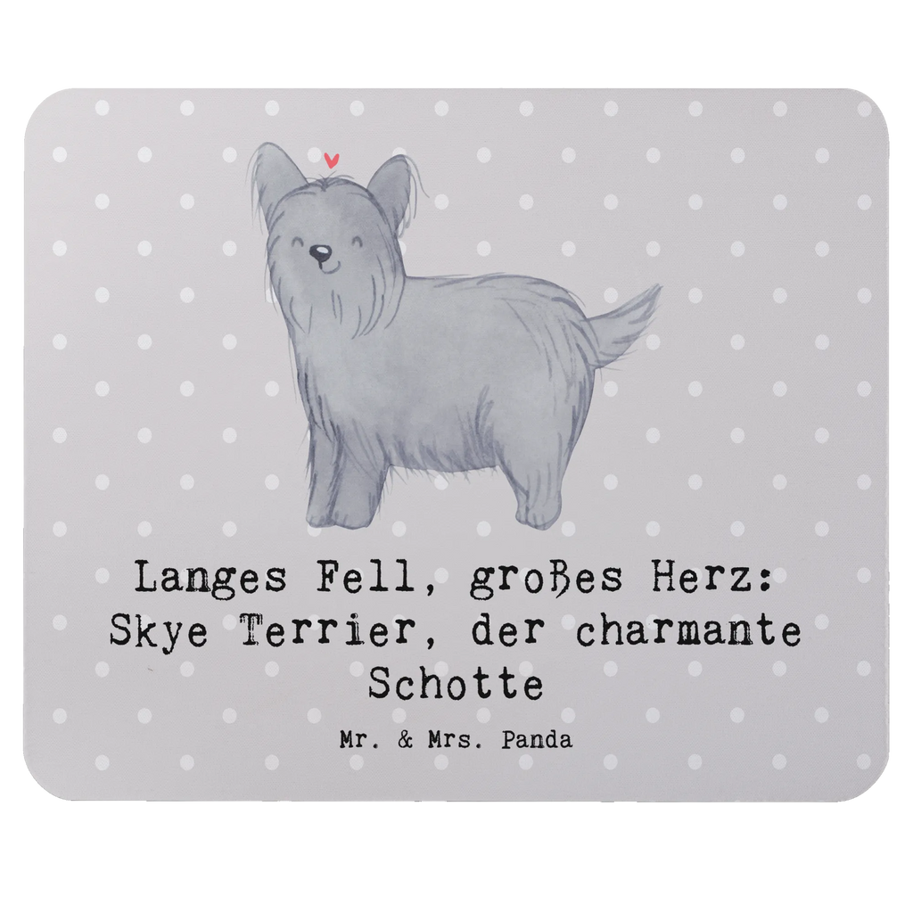 Mouse mat Langes Fell, großes Herz: Skye Terrier, der charmante Schotte Designer Mauspad, Mausunterlage, Einzigartiges Mauspad, Mousepad, PC Zubehör, Büroausstattung, Computer zubehör, Arbeitszimmer, Mauspad Büro, Mauspad, Hund, Hunderasse, Rassehund, Hundebesitzer, Geschenk, Tierfreund, Schenken, Welpe