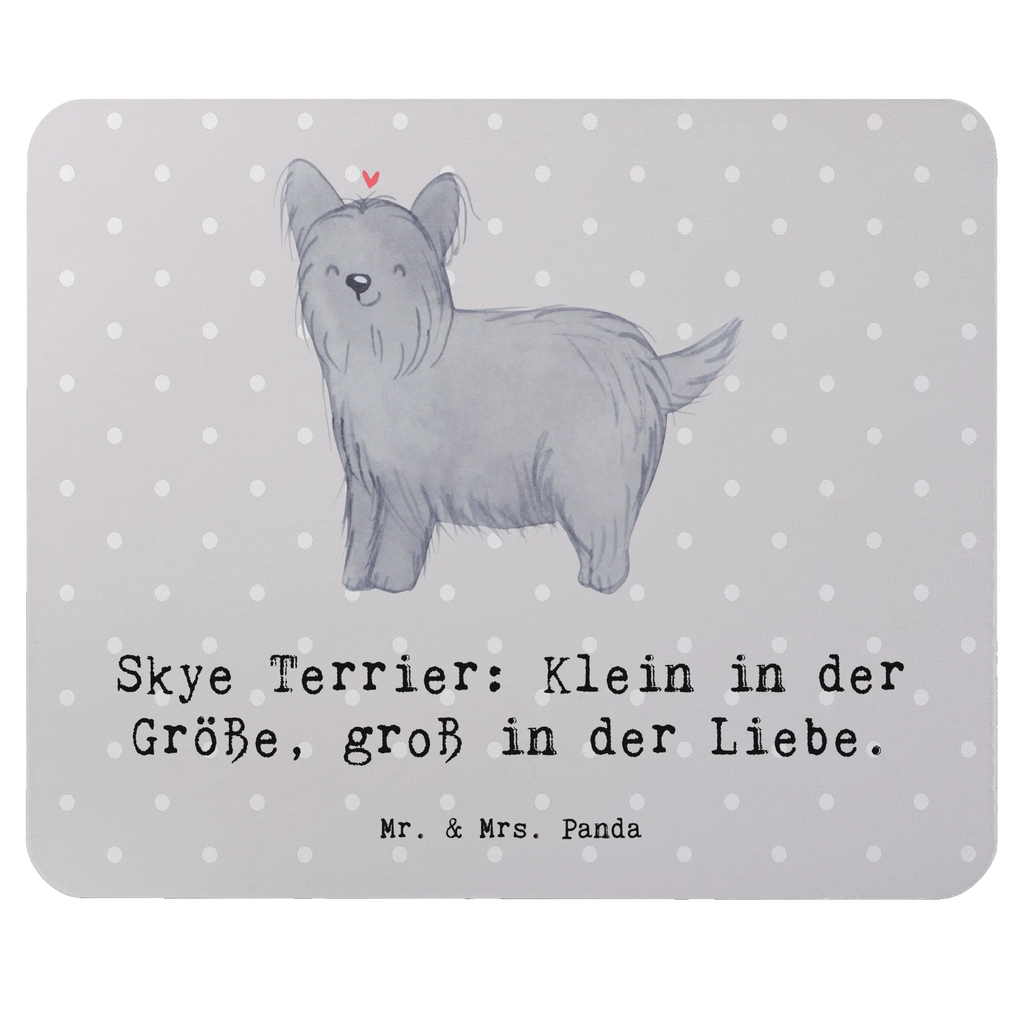 Mouse mat Skye Terrier: Klein in der Größe, groß in der Liebe. Mauspad Büro, Mousepad, Einzigartiges Mauspad, PC Zubehör, Computer zubehör, Mausunterlage, Arbeitszimmer, Designer Mauspad, Büroausstattung, Mauspad, Hund, Hunderasse, Rassehund, Hundebesitzer, Geschenk, Tierfreund, Schenken, Welpe