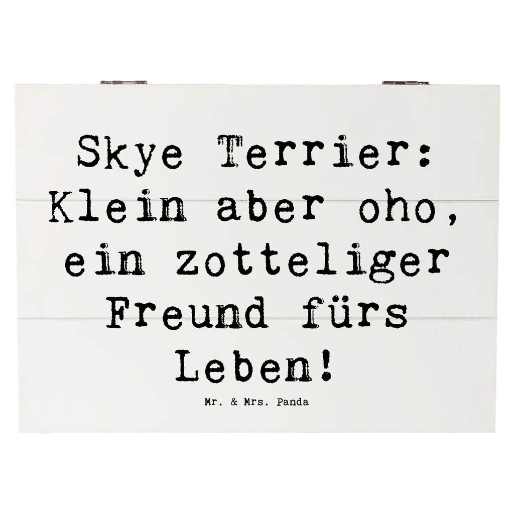 Holzkiste Spruch Skye Terrier Freund Erinnerungsbox, Erinnerungskiste, Truhe, Dekokiste, Schatulle, Geschenkbox, Aufbewahrungsbox, XXL, Schatzkiste, Holzkiste, Geschenkdose, Kiste, Hund, Hunderasse, Rassehund, Hundebesitzer, Geschenk, Tierfreund, Schenken, Welpe