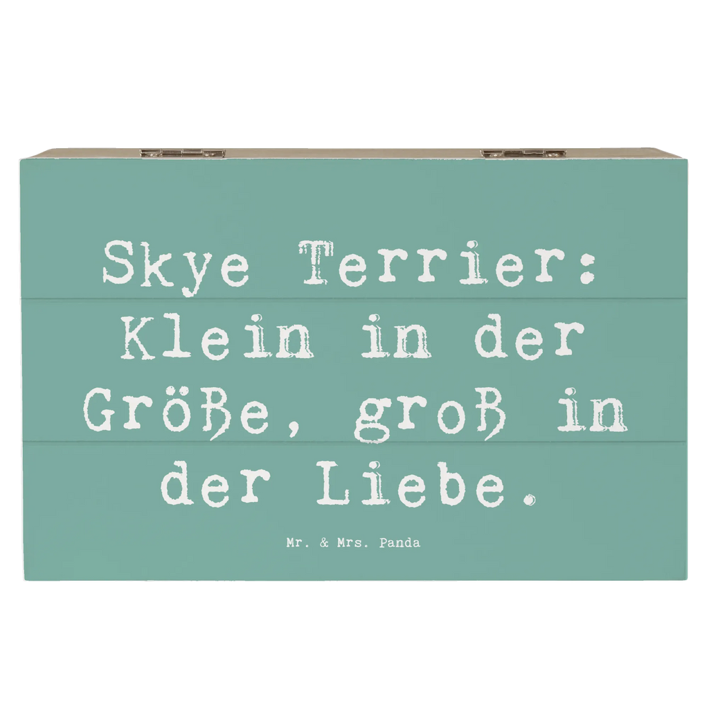 Wooden chest Saying Skye Terrier: Klein in der Größe, groß in der Liebe. XXL, Truhe, Holzkiste, Schatzkiste, Aufbewahrungsbox, Dekokiste, Erinnerungsbox, Kiste, Geschenkbox, Geschenkdose, Schatulle, Erinnerungskiste, Hund, Hunderasse, Rassehund, Hundebesitzer, Geschenk, Tierfreund, Schenken, Welpe