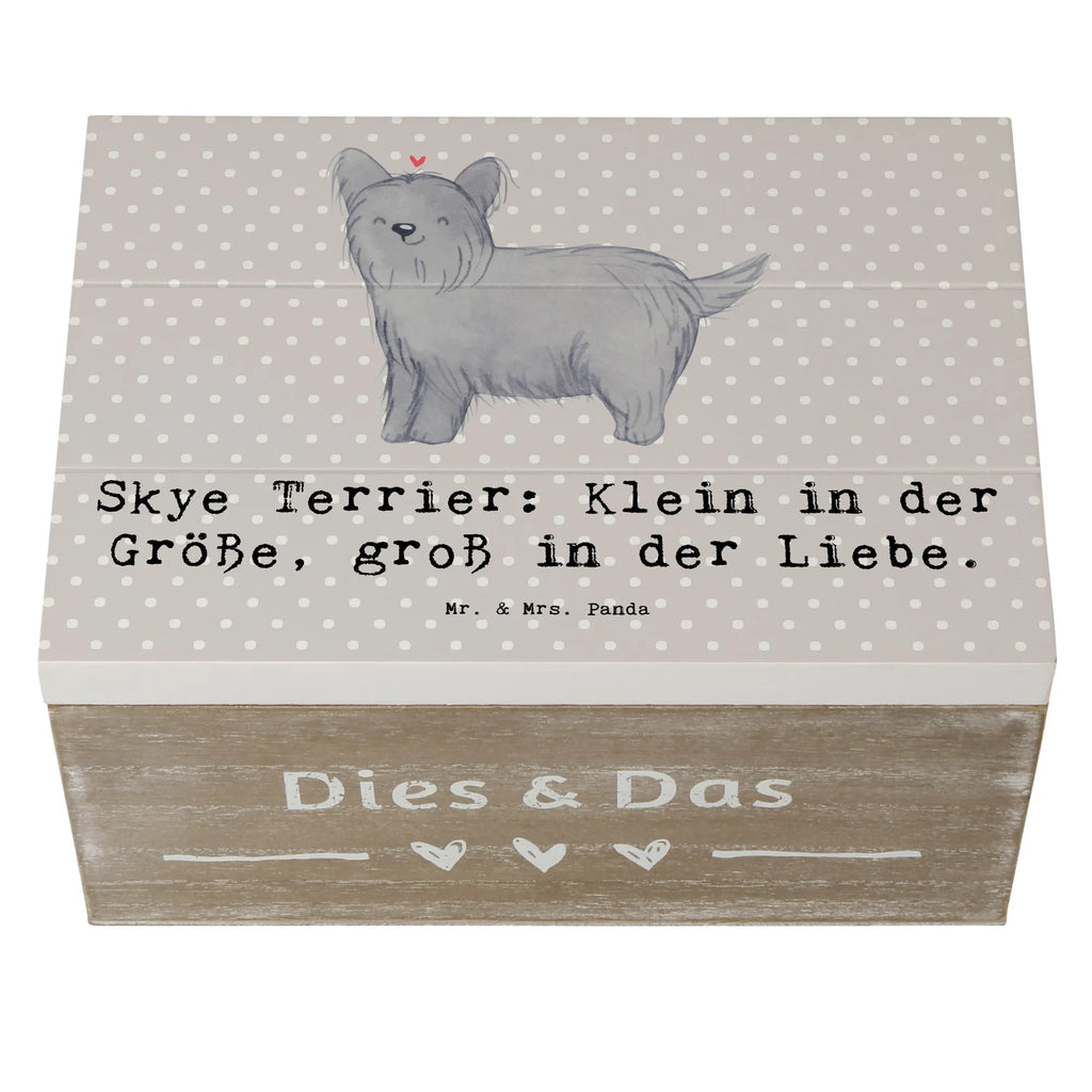 Holzkiste Skye Terrier Liebe XXL, Geschenkbox, Aufbewahrungsbox, Holzkiste, Dekokiste, Schatulle, Schatzkiste, Geschenkdose, Erinnerungsbox, Erinnerungskiste, Truhe, Kiste, Hund, Hunderasse, Rassehund, Hundebesitzer, Geschenk, Tierfreund, Schenken, Welpe