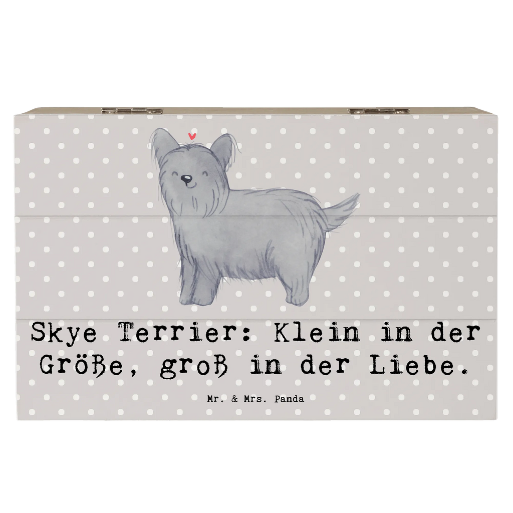 Holzkiste Skye Terrier Liebe XXL, Geschenkbox, Aufbewahrungsbox, Holzkiste, Dekokiste, Schatulle, Schatzkiste, Geschenkdose, Erinnerungsbox, Erinnerungskiste, Truhe, Kiste, Hund, Hunderasse, Rassehund, Hundebesitzer, Geschenk, Tierfreund, Schenken, Welpe