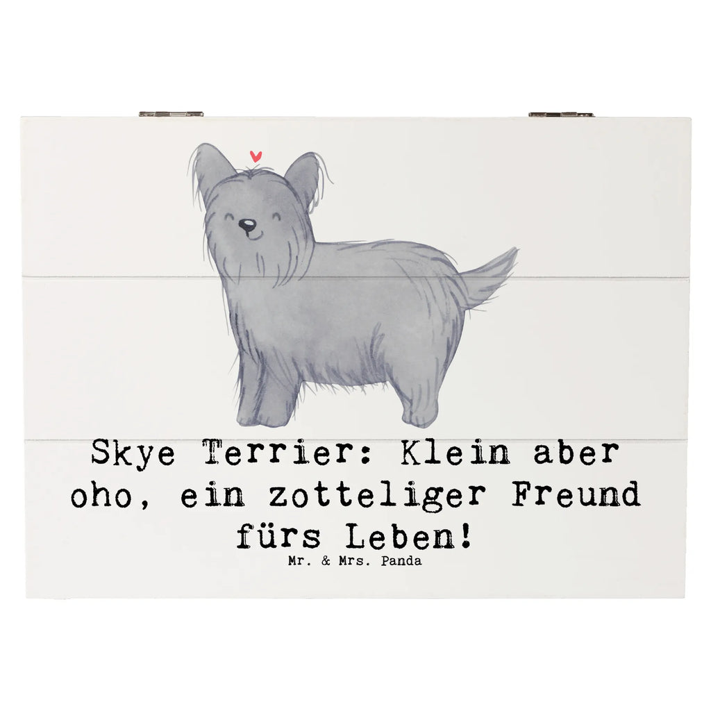 Holzkiste Skye Terrier Freund XXL, Schatzkiste, Geschenkdose, Aufbewahrungsbox, Dekokiste, Kiste, Truhe, Erinnerungsbox, Schatulle, Geschenkbox, Holzkiste, Erinnerungskiste, Hund, Hunderasse, Rassehund, Hundebesitzer, Geschenk, Tierfreund, Schenken, Welpe