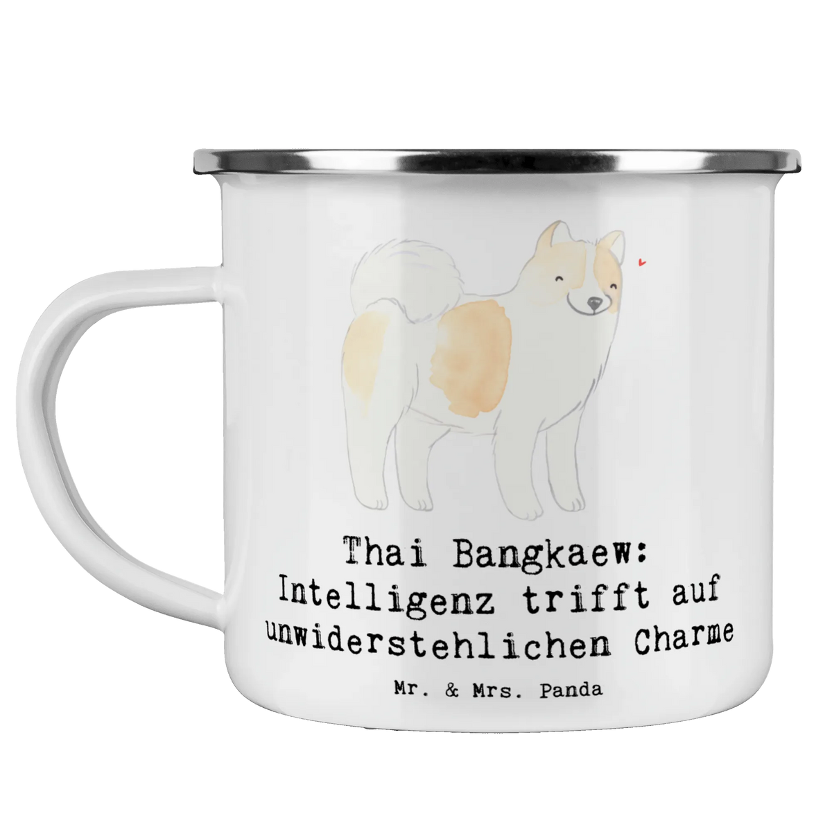 Camping Emaille Tasse Thai Bangkaew Charme blechbecher, Blechtasse, Motivtasse, Emailletasse, Reisebecher, wanderbecher, wandertasse, Tasse Emaille, Campingtasse, Outdoor Becher, Campingbecher, Pott, Emaille Tasse, Emaille Becher, metallbecher, reisetasse, outdoortasse, Teetasse, emaillebecher, Haferl, becher emaille, Outdoor Tasse, Kaffeepott, Teebecher, Geschenk, Schenken, Hund, Hunderasse, Rassehund, Hundebesitzer, Tierfreund, Welpe