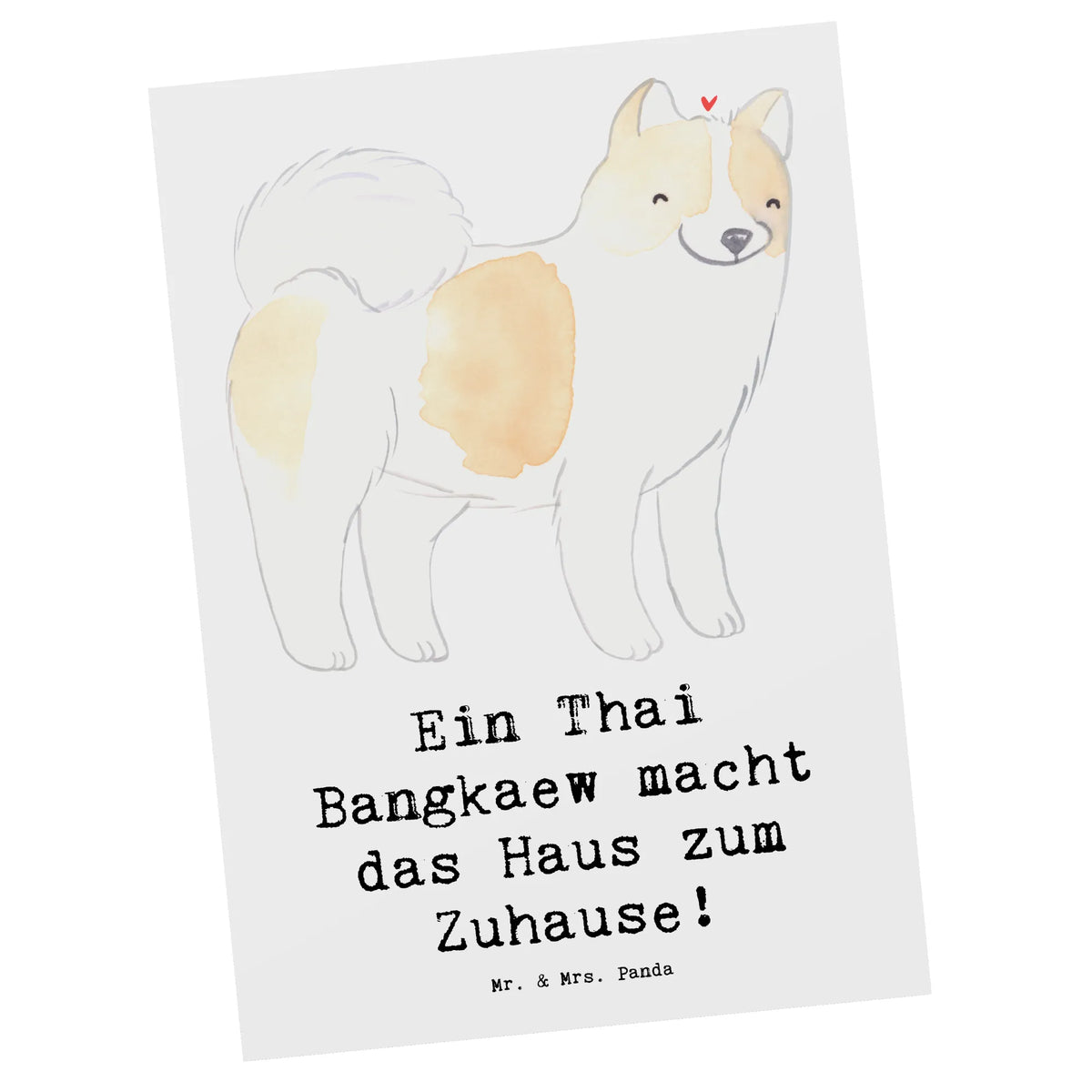 Postkarte Thai Bangkaew Zuhause einzelkarte, bildkarte, Designkarte, Fotokarte, Postkarte, Ansichtskarte, kunstkarte, Motivkarte, spruchkarte, Grußkarte, Kunstkarten, Ansichtskarten, Postkarten, Geschenk, Schenken, Hund, Hunderasse, Rassehund, Hundebesitzer, Tierfreund, Welpe