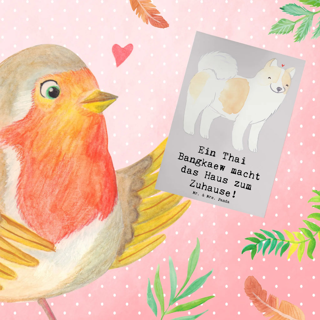 Grußkarte Thai Bangkaew Zuhause Einladungskarte, Glückwunschkarte, Karte, Hochzeitskarte, Ansichtskarten, Grußkarte, Klappkarte, Geburtstagskarte, Hund, Hunderasse, Rassehund, Hundebesitzer, Geschenk, Tierfreund, Schenken, Welpe