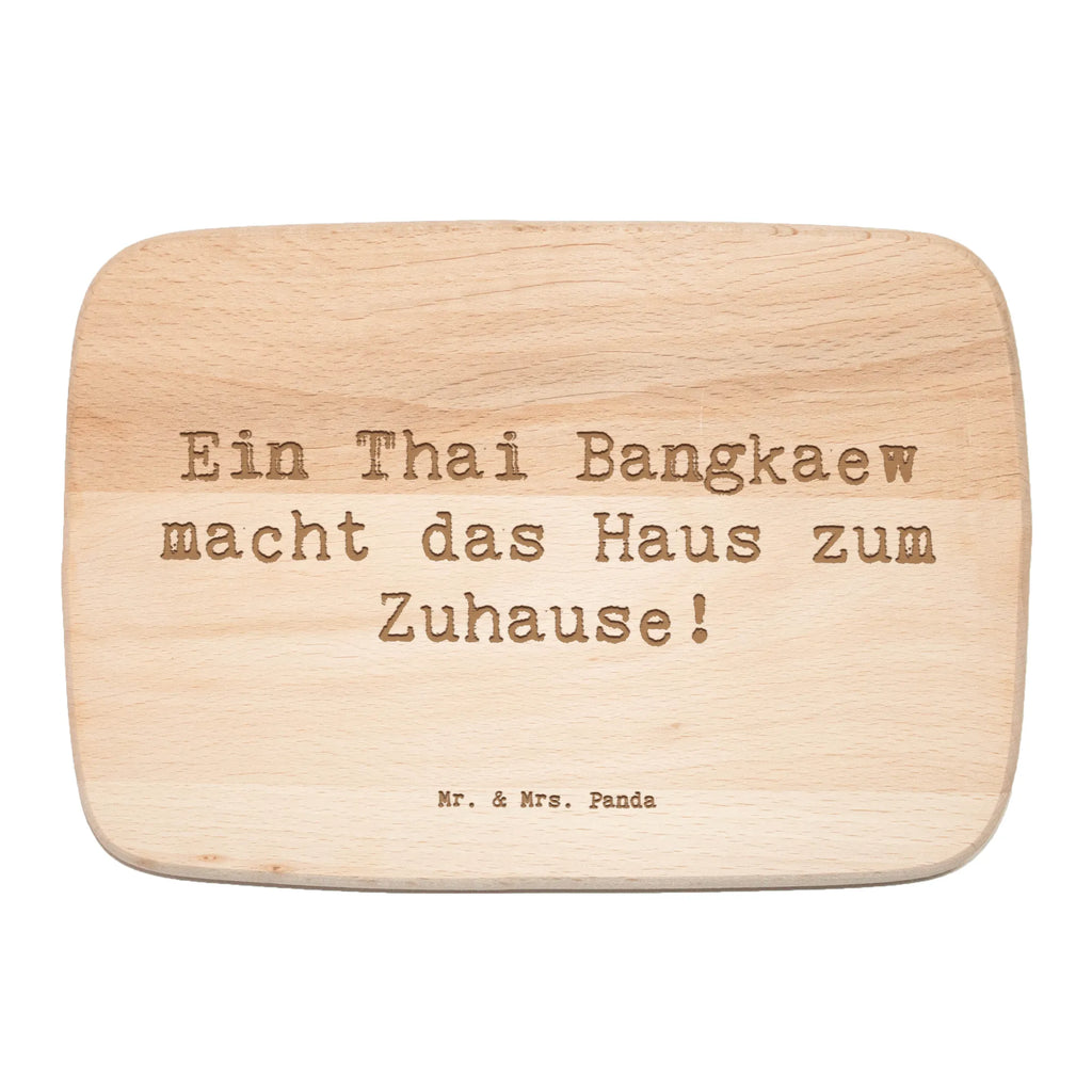 Śniadaniowa deska Przysłowie Ein Thai Bangkaew macht das Haus zum Zuhause! Pies, rasa psa, pies rasowy, właściciel psa, prezent, miłośnik zwierząt, dawanie, szczeniak
